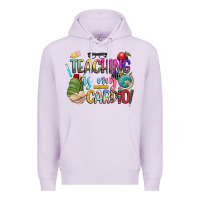 Lilac teaching is my cardio Premium Hoodie - NancyCooperArtShop