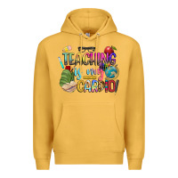 Mustard teaching is my cardio Premium Hoodie - NancyCooperArtShop