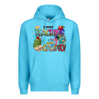 Ocean Blue teaching is my cardio Premium Hoodie - NancyCooperArtShop