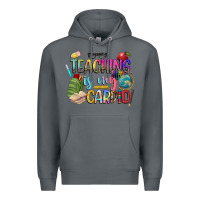 Rock teaching is my cardio Premium Hoodie - NancyCooperArtShop