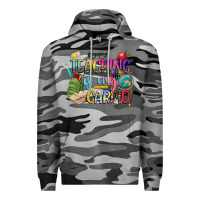 Slate Camo teaching is my cardio Premium Hoodie - NancyCooperArtShop