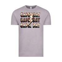 Vintage Zinc game day game day baseball lightning bolt Vintage Tee - Zillion Design Studio