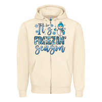 Sandshell it s freezin season Zipper Hoodie - JahusDesignShop