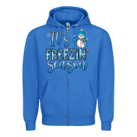 True Royal it s freezin season Zipper Hoodie - JahusDesignShop