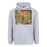 Heather Grey faith cross Heavyweight Hoodie - BarkalooDesign