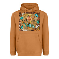 Meerkat faith cross Heavyweight Hoodie - BarkalooDesign