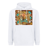 White faith cross Heavyweight Hoodie - BarkalooDesign