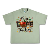 Oil Green one dope teacher Urban Heavy Tee - texasbilliewilder