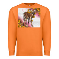 Carrot Western Cute Baby Deer Fawn Premium Sweatshirt - LillyAllenDesigns