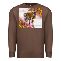 Chestnut Western Cute Baby Deer Fawn Premium Sweatshirt - LillyAllenDesigns