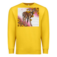 Lemon Western Cute Baby Deer Fawn Premium Sweatshirt - LillyAllenDesigns