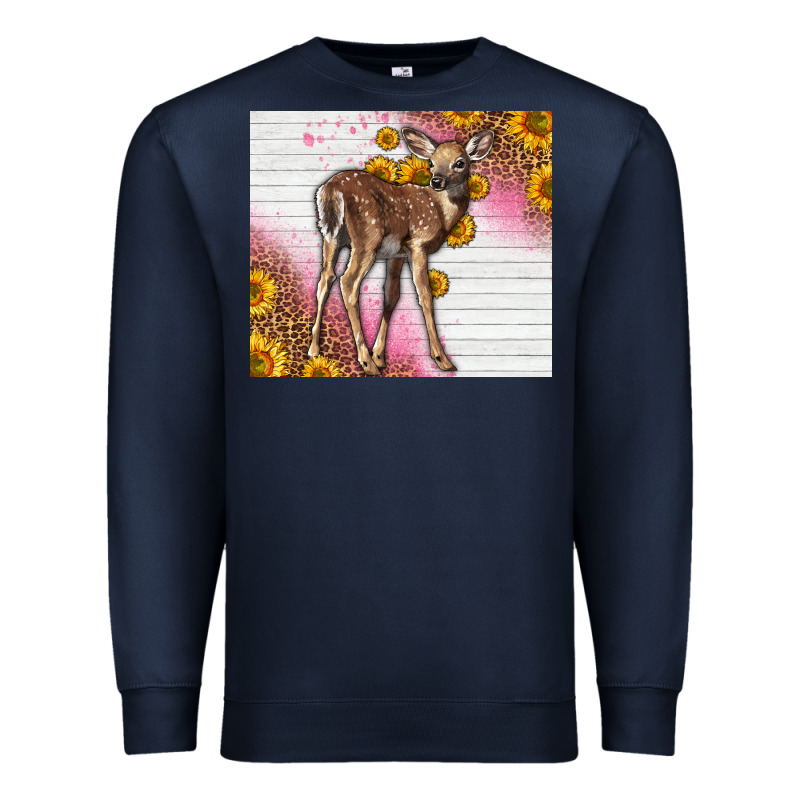 Western Cute Baby Deer Fawn Premium Sweatshirt by LillyAllenDesigns | Teevron