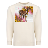 Sandshell Western Cute Baby Deer Fawn Premium Sweatshirt - LillyAllenDesigns