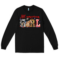 Black All American girl with cowgirl Long Sleeve Tee - Neo Western