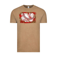 Vintage Coffee baseball background Vintage Tee - texasbilliewilder
