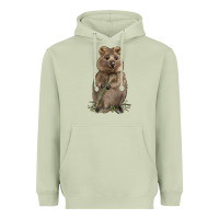 Matcha Quokka Heavyweight Hoodie - LillyAllenDesigns