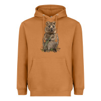 Meerkat Quokka Heavyweight Hoodie - LillyAllenDesigns