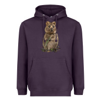 Plum Quokka Heavyweight Hoodie - LillyAllenDesigns