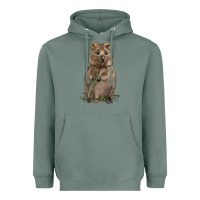 Sage Quokka Heavyweight Hoodie - LillyAllenDesigns