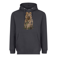 Smoke Quokka Heavyweight Hoodie - LillyAllenDesigns