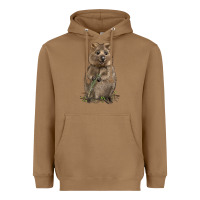 Toasted Coconut Quokka Heavyweight Hoodie - LillyAllenDesigns