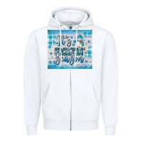 White it s freezin season Zipper Hoodie - JahusDesignShop