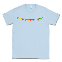 Dusty Blue mexican flags Classic Tee - FaDigitalArtStudio
