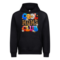 Black cool moms club Urban Hoodie - LillyAllenDesigns
