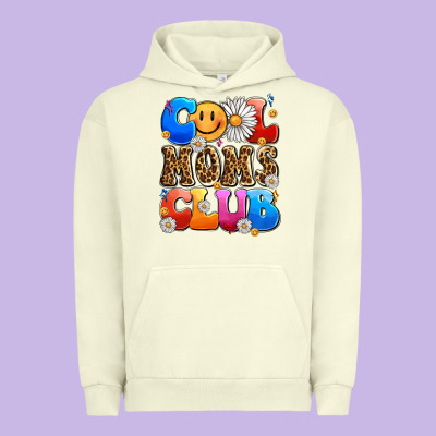Cool Moms Club Urban Hoodie Designed By Lillyallendesigns