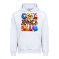 White cool moms club Urban Hoodie - LillyAllenDesigns