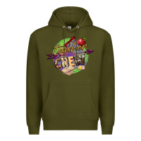 Army Green teacher crew Premium Hoodie - NancyCooperArtShop