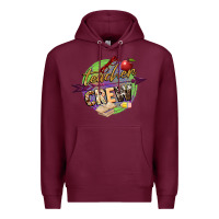 Burgundy teacher crew Premium Hoodie - NancyCooperArtShop