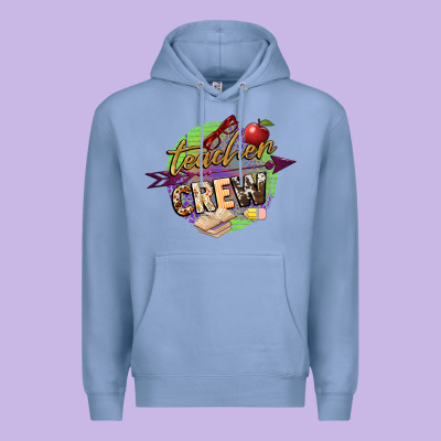 Teacher Crew Premium Hoodie Designed By Nancycooperartshop
