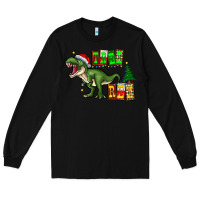 Black tree rex Long Sleeve Tee - CowhideDigitalArt