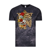 Cloud Black Kinda Emotionless Kinda Emotional Skeleton Vintage Tee - RanaPortraitStore