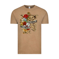 Kinda Emotionless Kinda Emotional Skeleton Vintage Tee | Teevron
