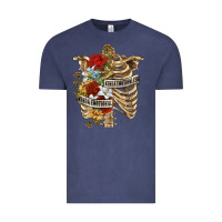 Vintage Denim Kinda Emotionless Kinda Emotional Skeleton Vintage Tee - RanaPortraitStore