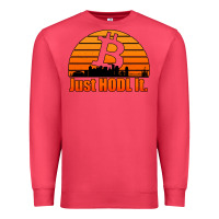 Cardinal just hodl it new orleans skyline retro sunset Premium Sweatshirt - Jasminsmagicworld