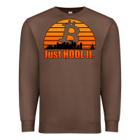 Chestnut just hodl it new orleans skyline retro sunset Premium Sweatshirt - Jasminsmagicworld