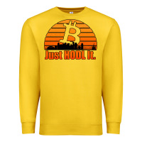 Lemon just hodl it new orleans skyline retro sunset Premium Sweatshirt - Jasminsmagicworld