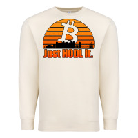 Sandshell just hodl it new orleans skyline retro sunset Premium Sweatshirt - Jasminsmagicworld
