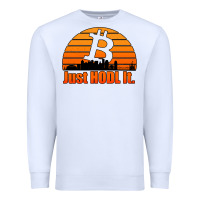 Just Hodl It New Orleans Skyline Retro Sunset Premium Sweatshirt | Teevron