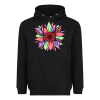 Black easter spring sunflower Heavyweight Hoodie - Jasminsmagicworld