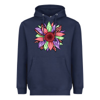 Navy easter spring sunflower Heavyweight Hoodie - Jasminsmagicworld