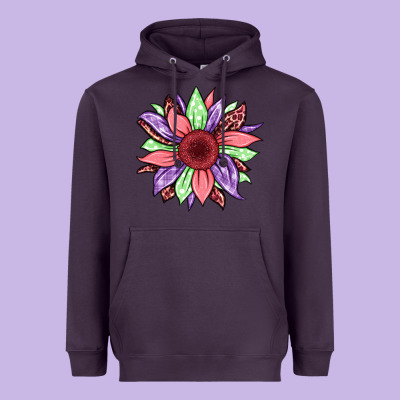 Easter Spring Sunflower Heavyweight Hoodie Designed By Jasminsmagicworld