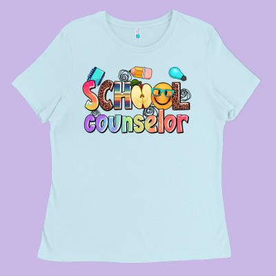School Counselor Ladies Tee Designed By Adodesignshop