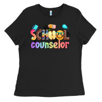 Black school counselor Ladies Tee - AdoDesignShop