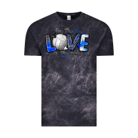 Cloud Black for the love of the game volleyball Vintage Tee - Zillion Design Studio