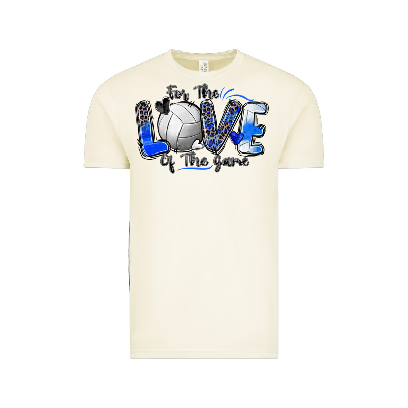 For The Love Of The Game Volleyball Vintage Tee by Zillion Design Studio | Teevron