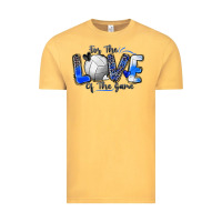 Vintage Mustard for the love of the game volleyball Vintage Tee - Zillion Design Studio